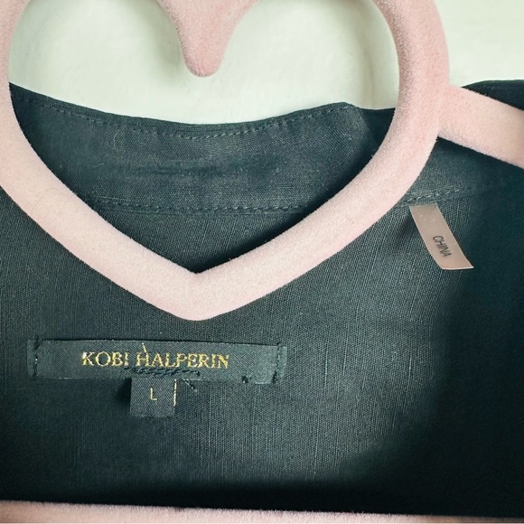 Kobi Halperin Black Starr Snap-Front Military Utility Shirt Jacket Size Large - Picture 7 of 11